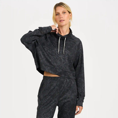 Halo Crop Funnel Neck