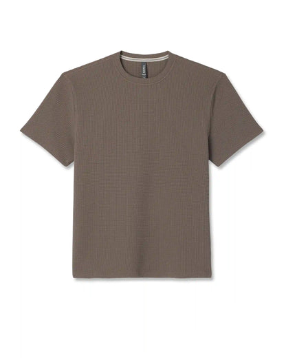 Short Sleeve Lightweight Tech Waffle Tee - Relaxed Fit