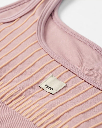 Bi-Color Seamless Longline Bra