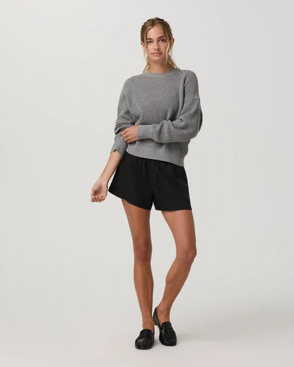 Cotton Waffle Sweater