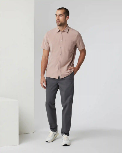 Short-Sleeve Bridge Button Down