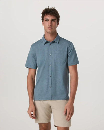 Short Sleeve Ponto Button Down Shirt