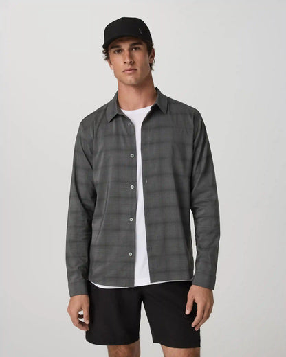 Long Sleeve Plaid Button Down Shirt