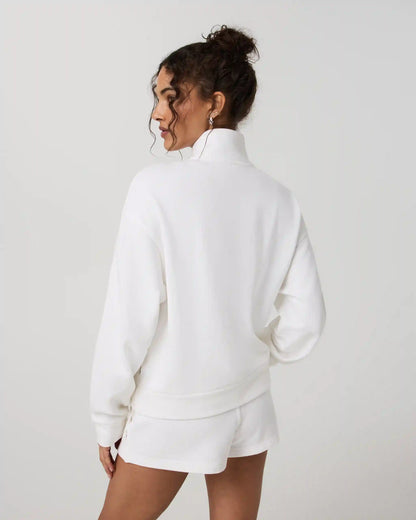 Pique Fleece Half Zip