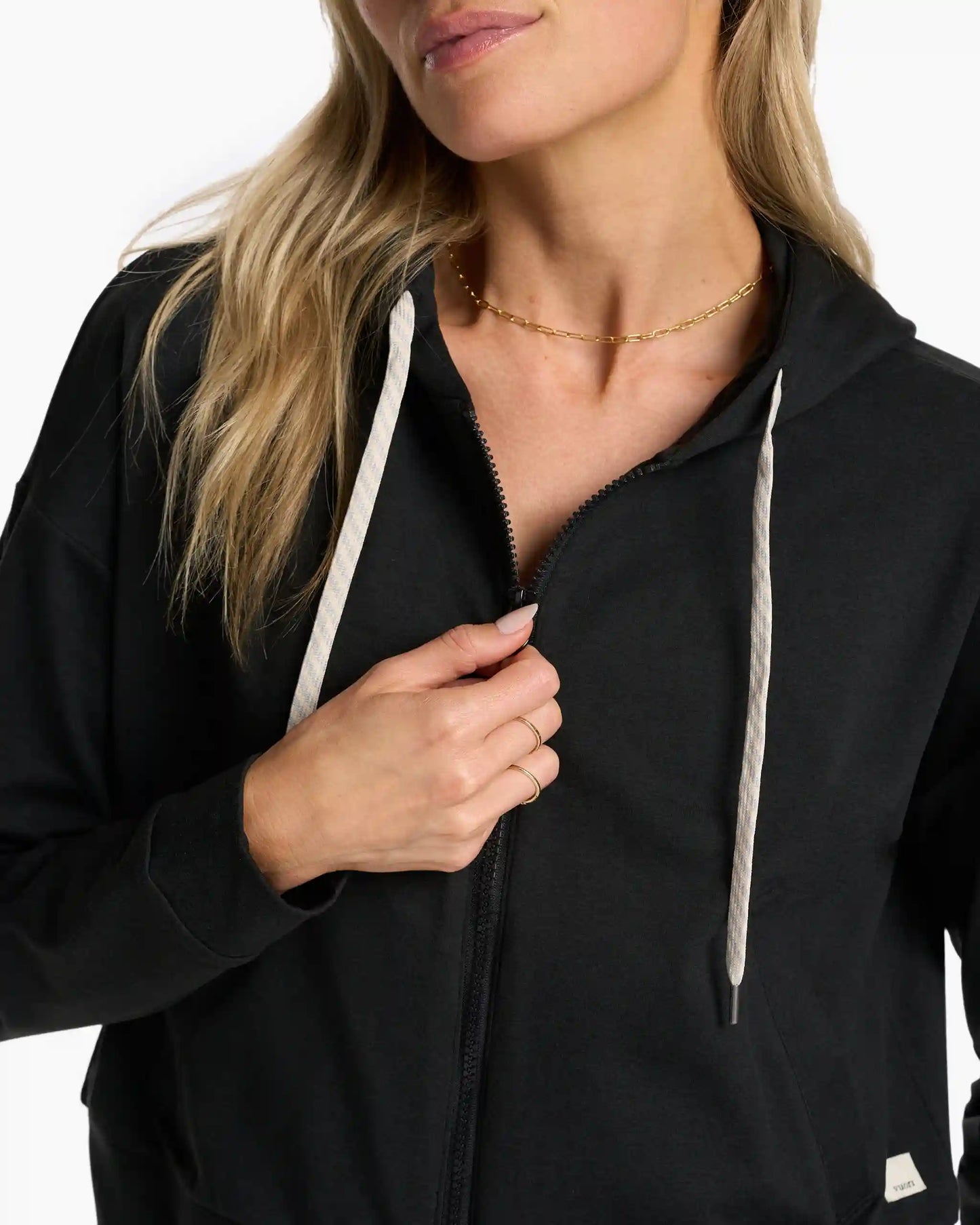 Granite Cropped Hoodie