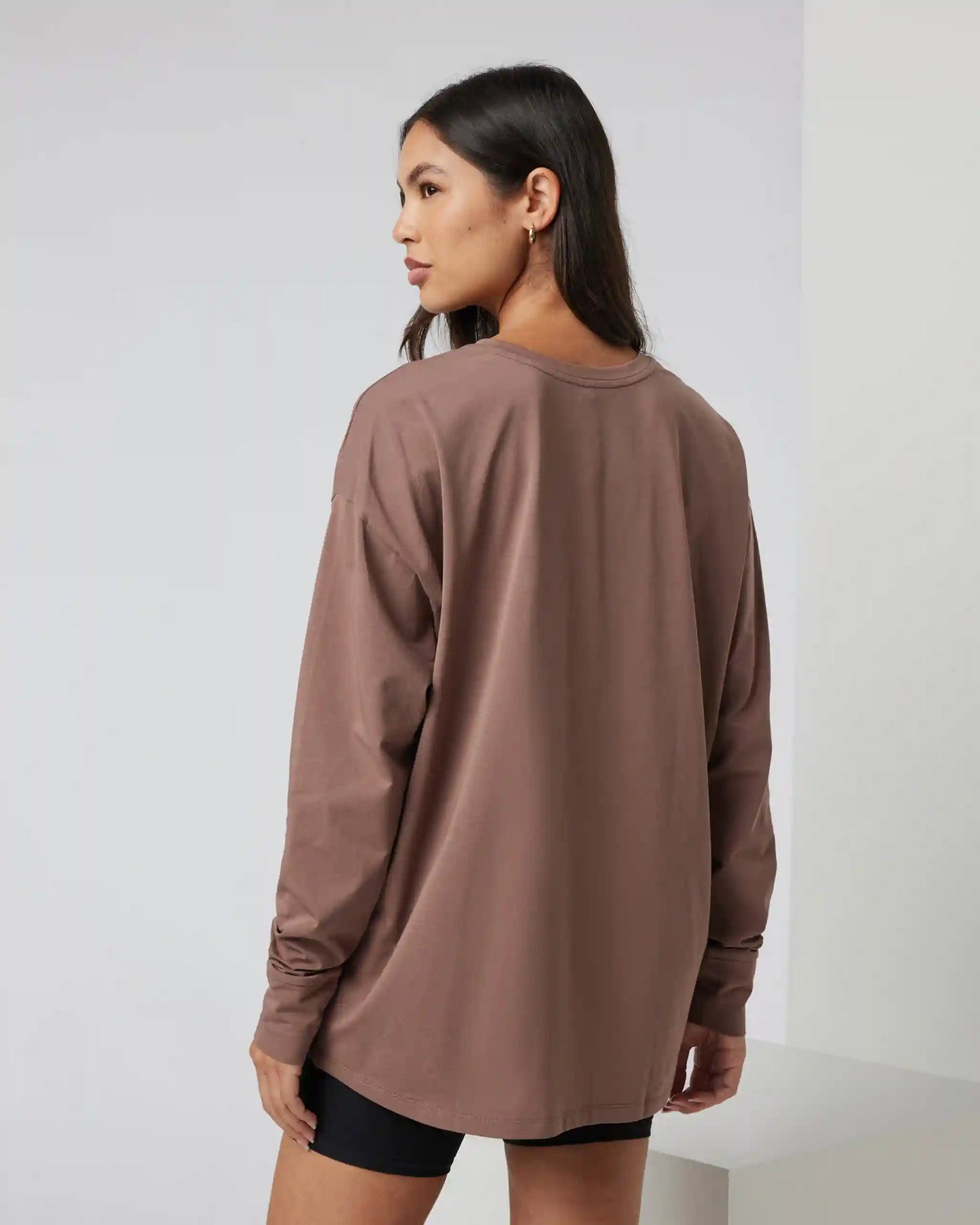 Long-Sleeve Feather Tee