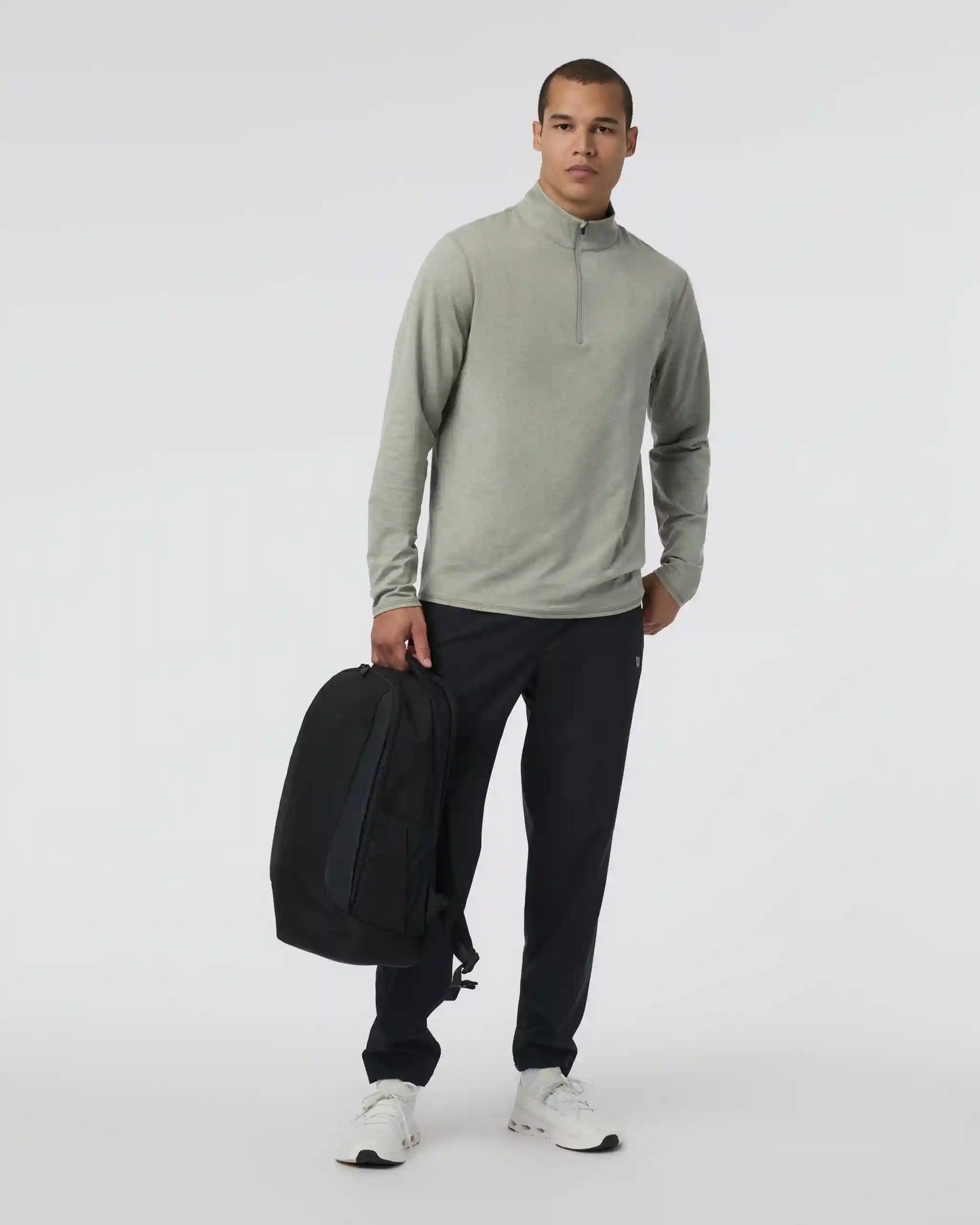 Ponto Half Zip Mock Neck