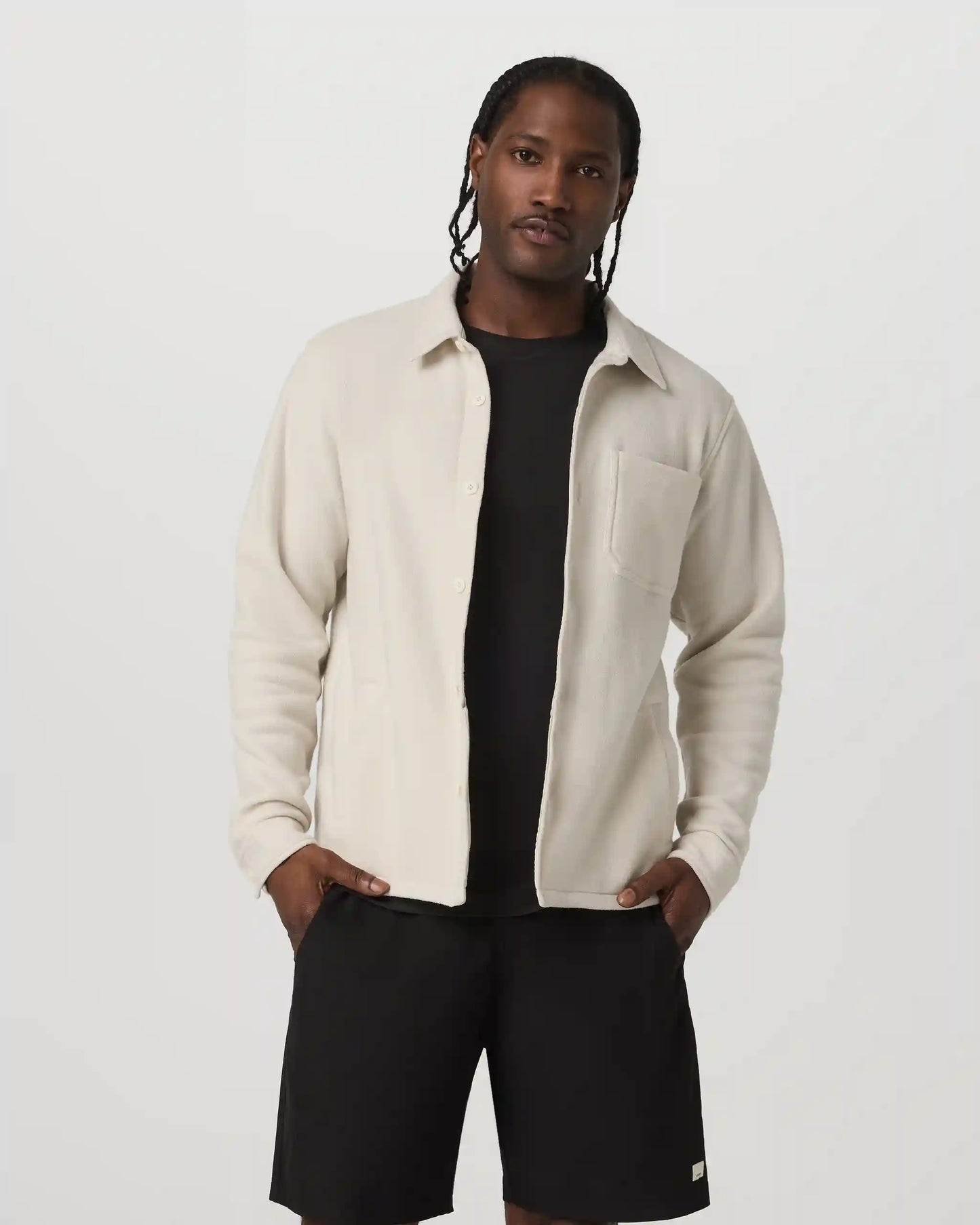 Beach Fleece Shirt Jacket