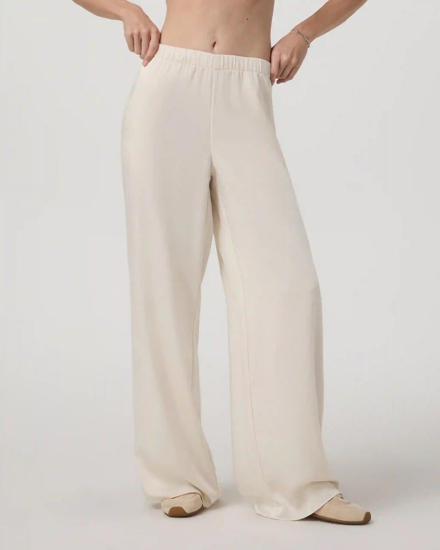 Nova Satin Wideleg Pant