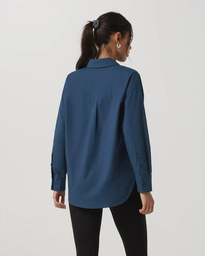Long Sleeve Kensington Relaxed Button Down
