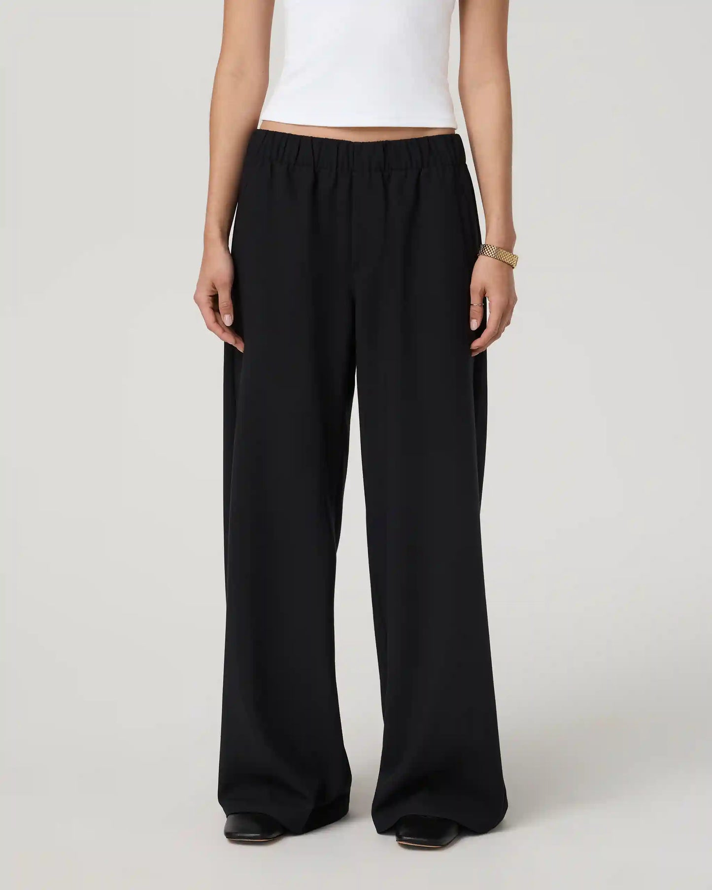 Sander Elastic Waist Trouser - Long