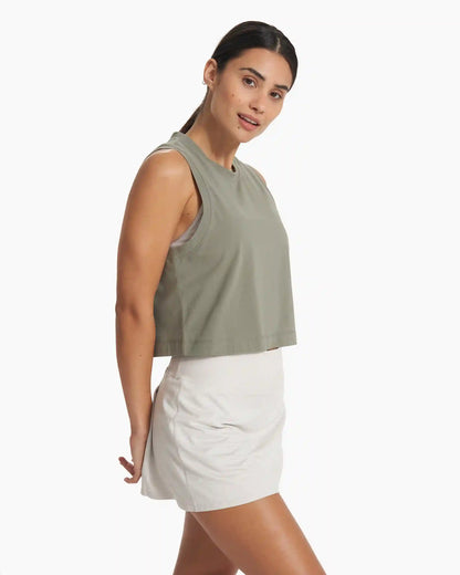 Feather Crop Tank