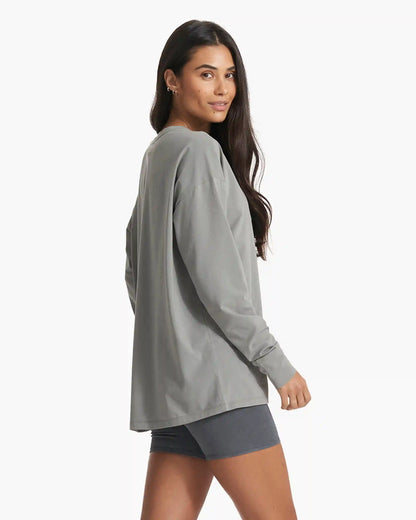 Long-Sleeve Feather Tee