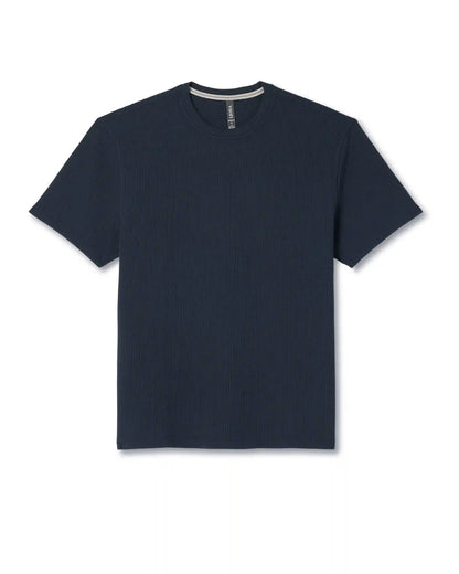 Short Sleeve Lightweight Tech Waffle Tee - Relaxed Fit