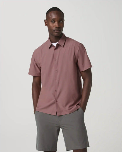 Short Sleeve Manhattan Button Down