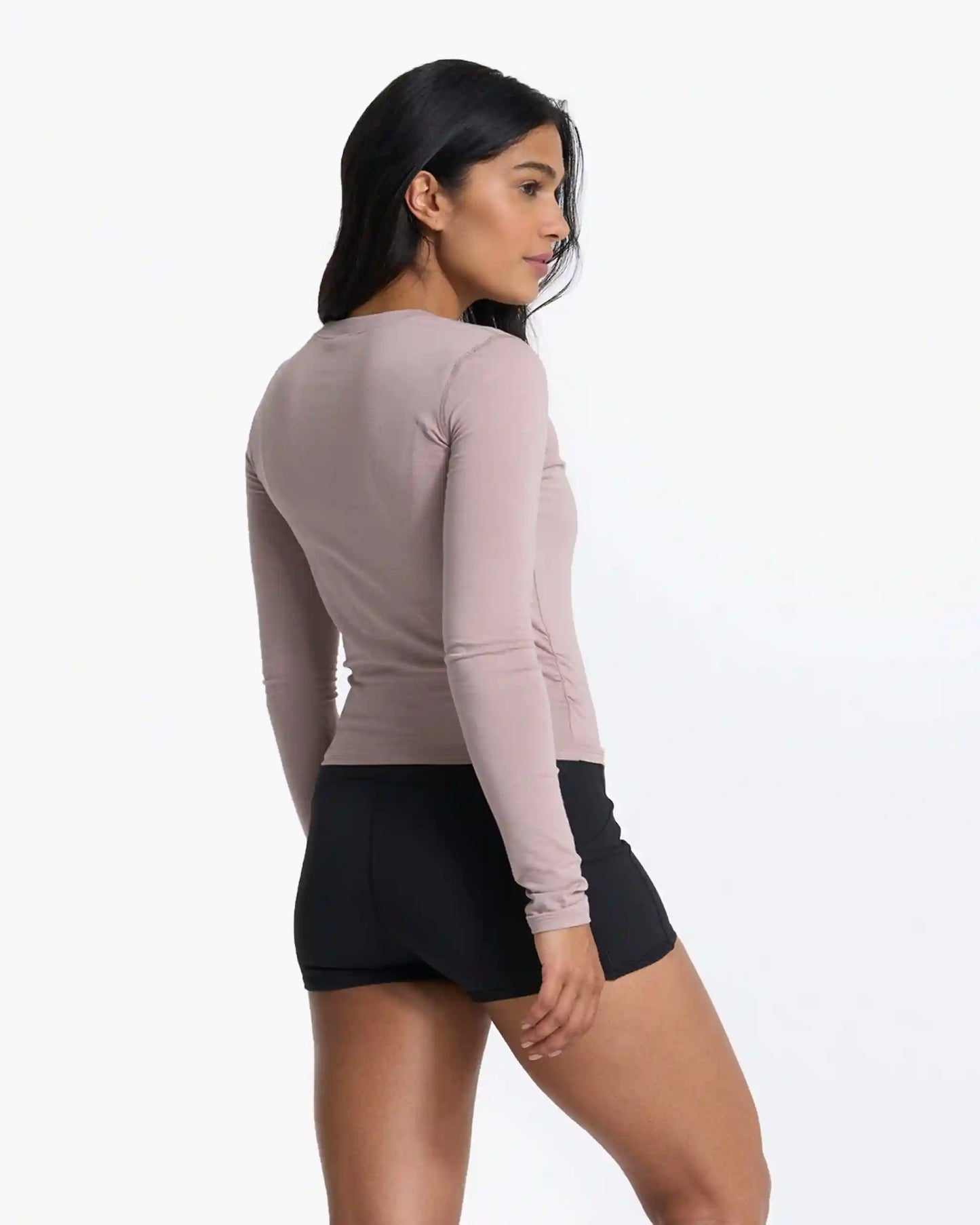 Long-Sleeve Coast Crop Crew