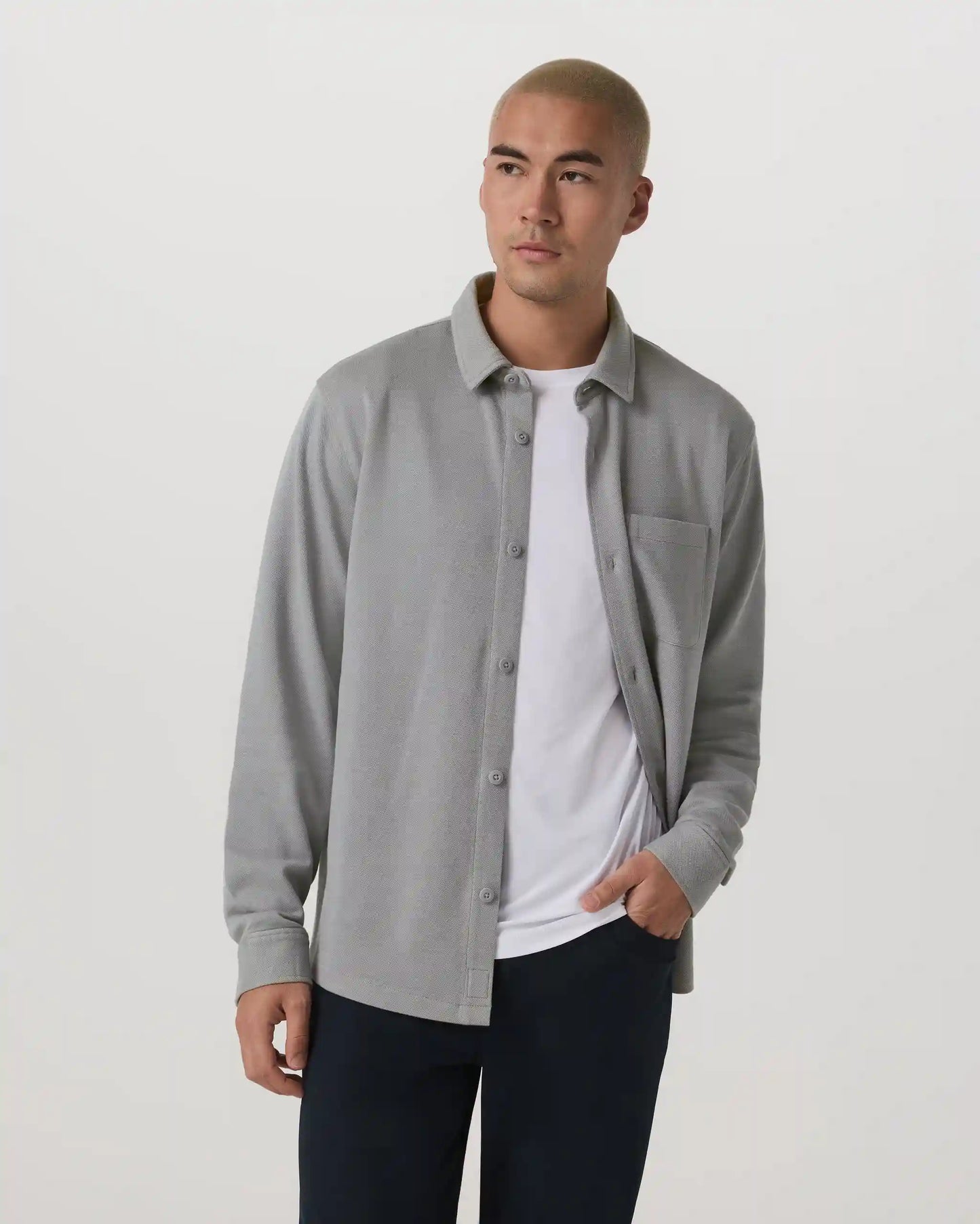 Long Sleeve Jeffreys Button Down Overshirt