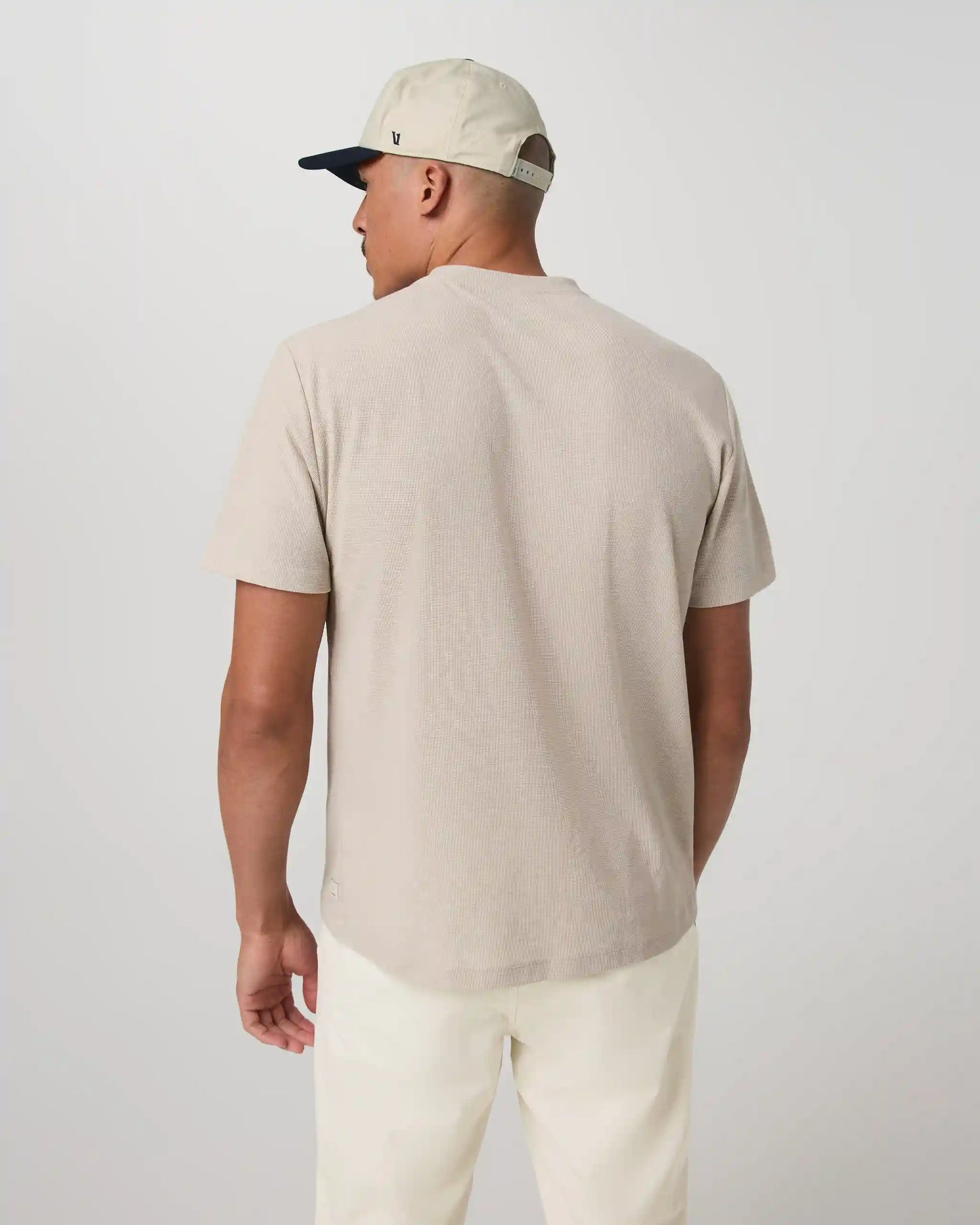 Short Sleeve Micro Waffle Tee - Relaxed Fit