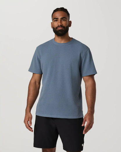 Short Sleeve Lightweight Tech Waffle Tee - Relaxed Fit