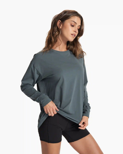 Long-Sleeve Feather Tee