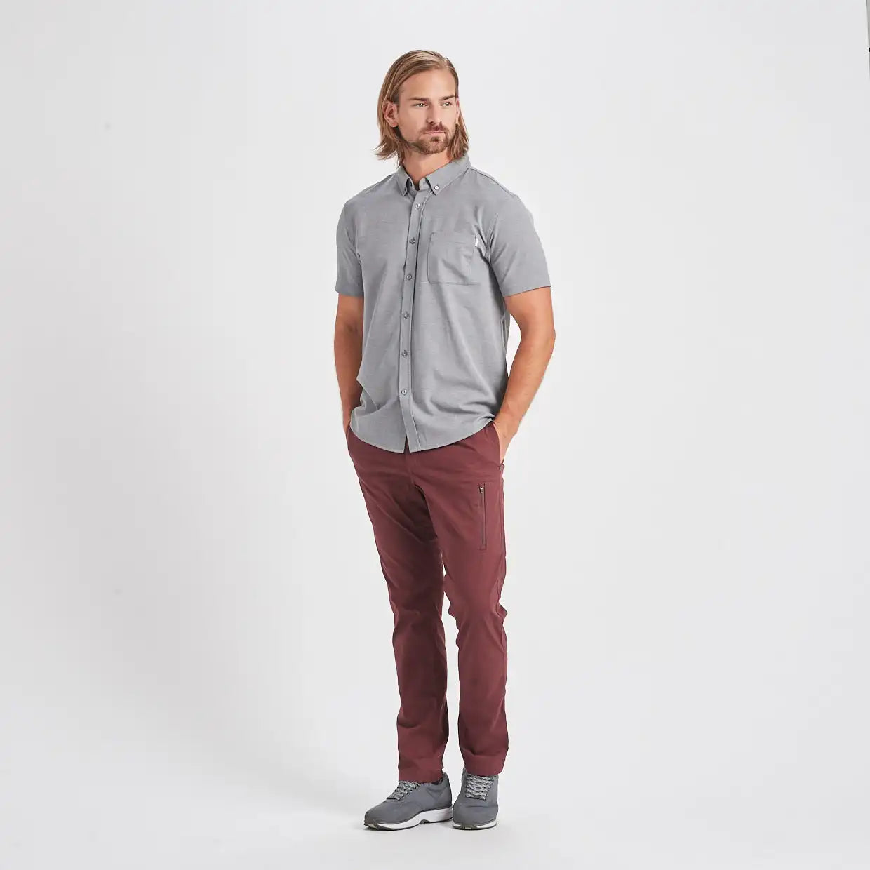 Bishop Short-Sleeve Button-Down