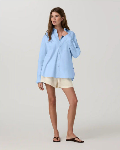 Long Sleeve Kensington Relaxed Button Down