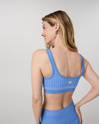 Bi-Color Seamless Longline Bra