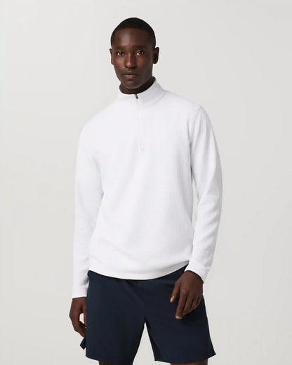 Lightweight Tech Waffle Quarter Zip
