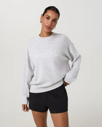Émilie Cashmere Oversized Rib Crew