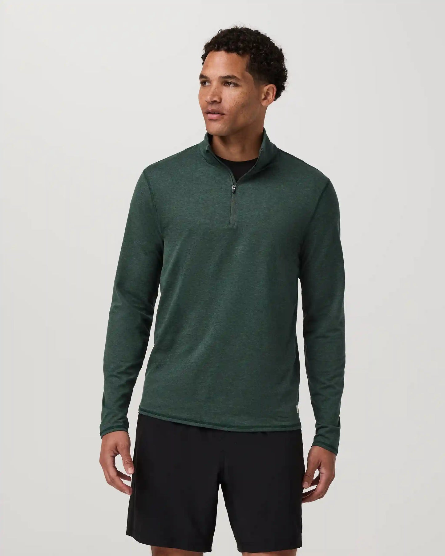 Ponto Half Zip Mock Neck