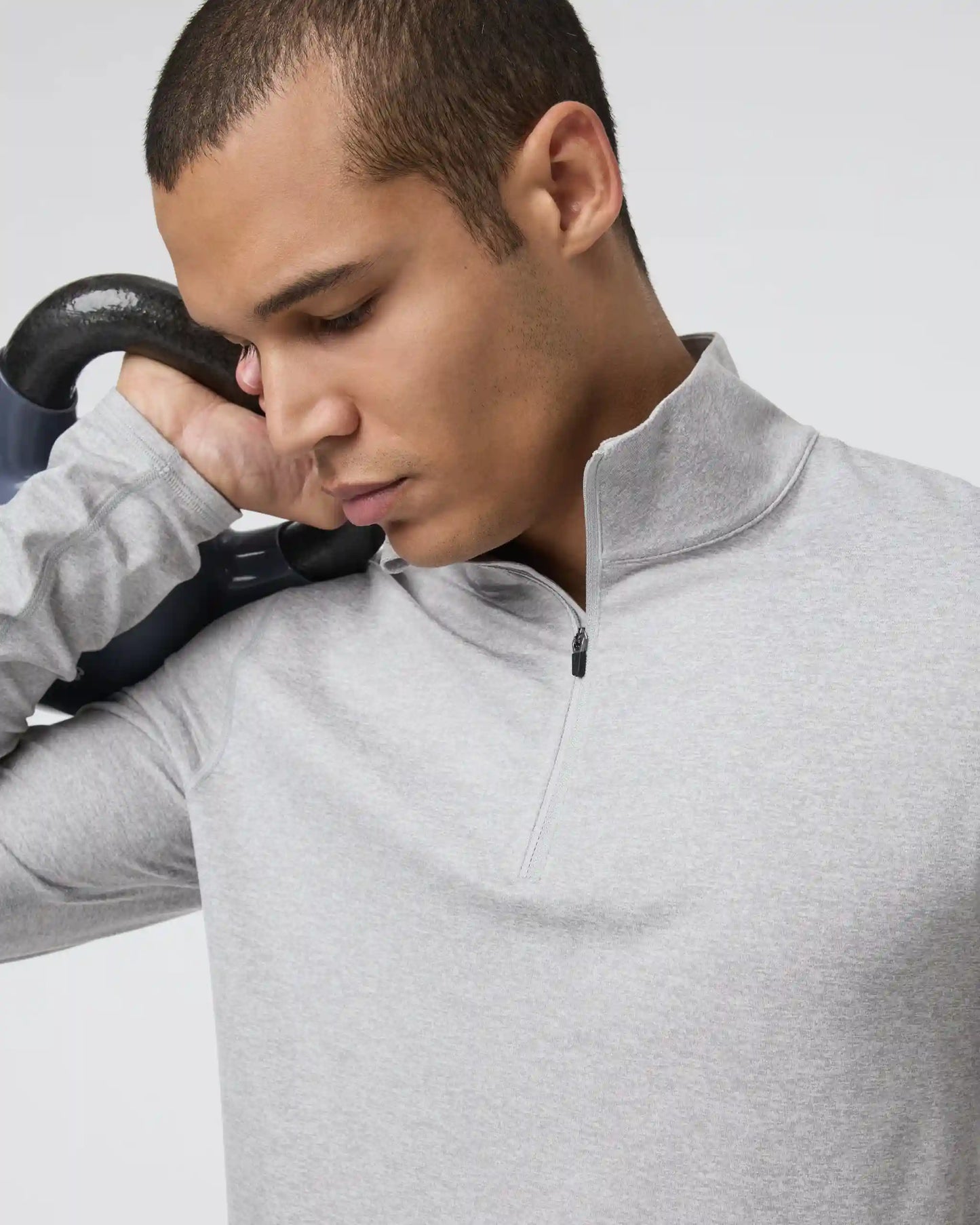 Ponto Half Zip Mock Neck