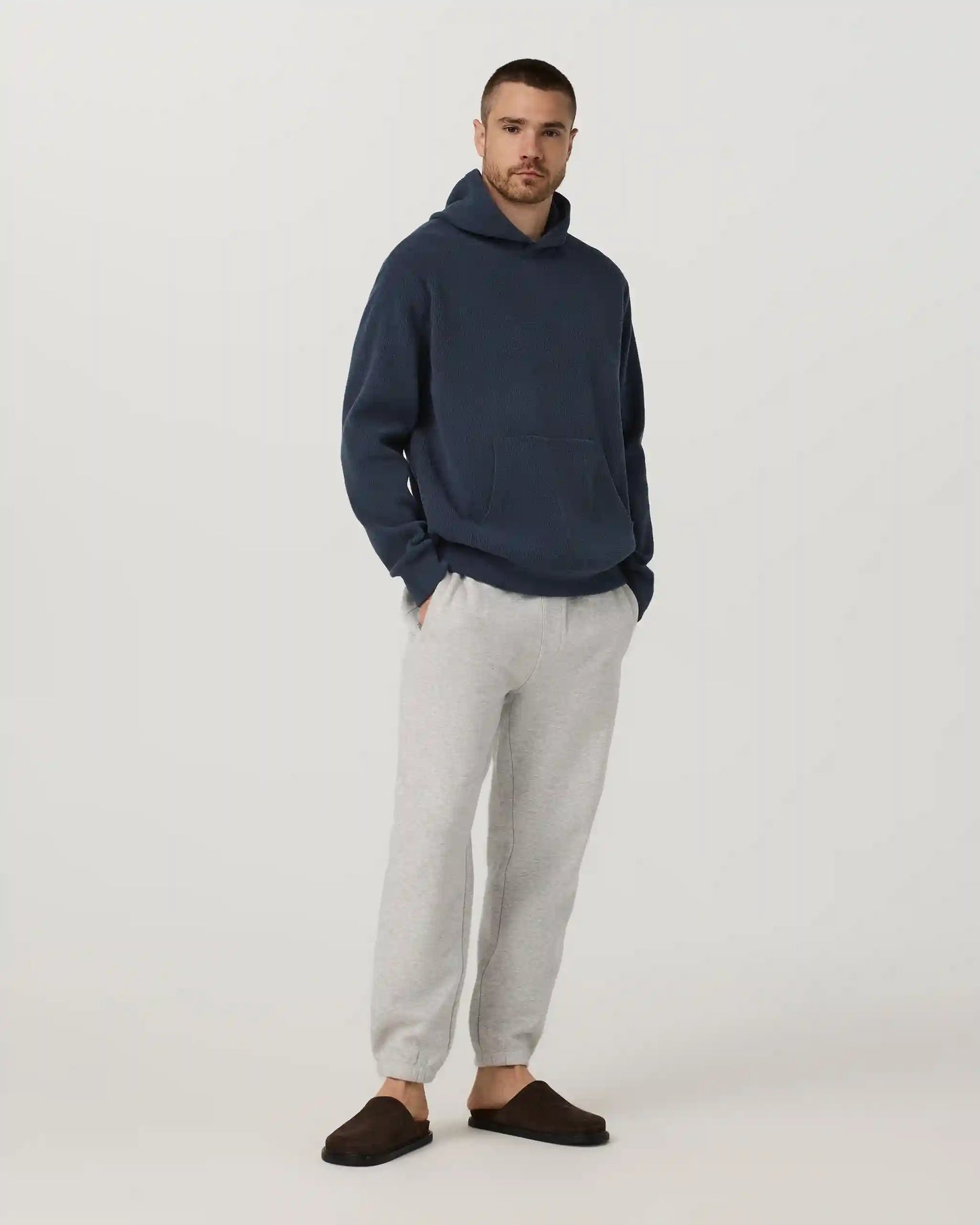 Midweight Rib Sweater Hoodie