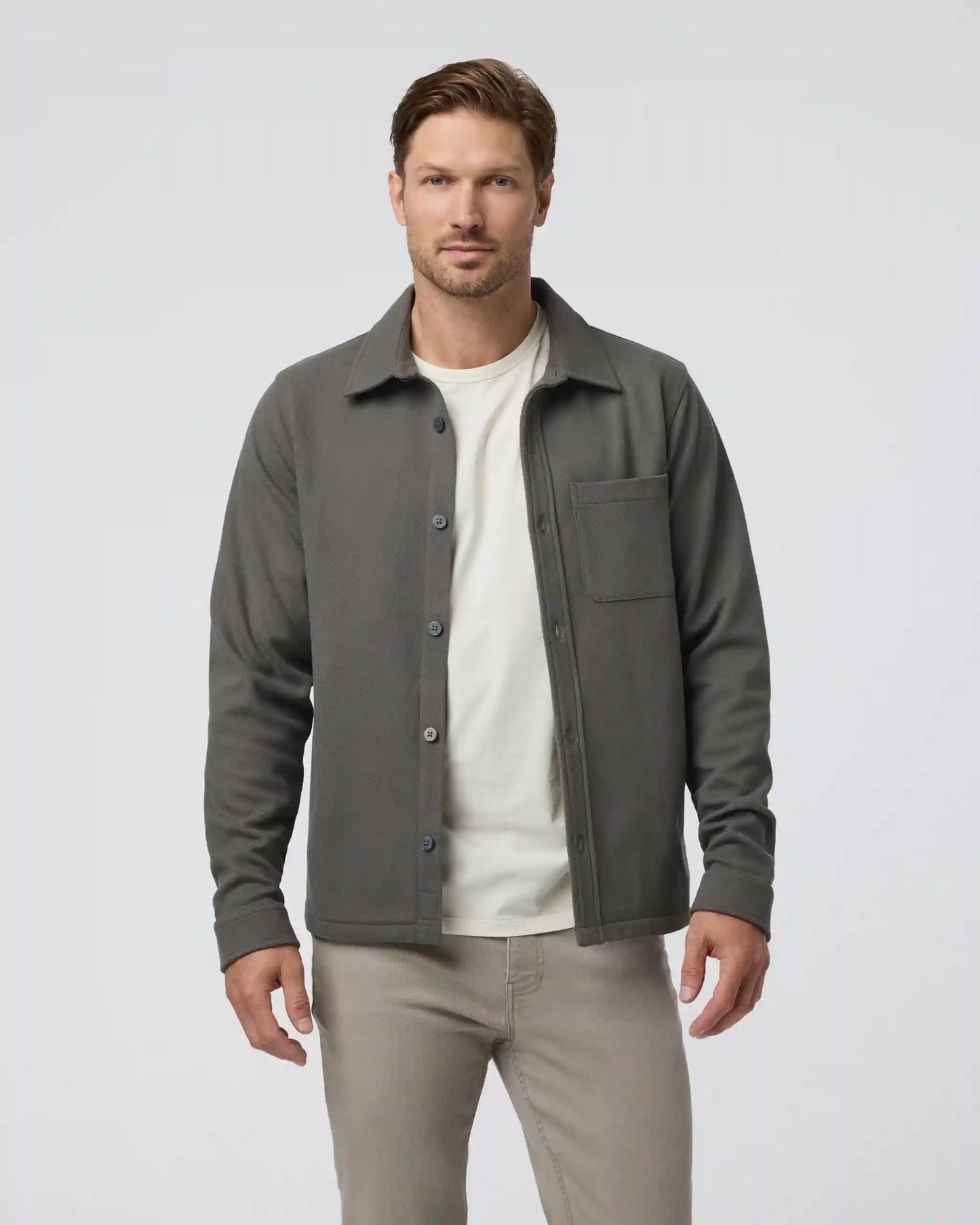 Beldon Shirt Jacket Knit Twill