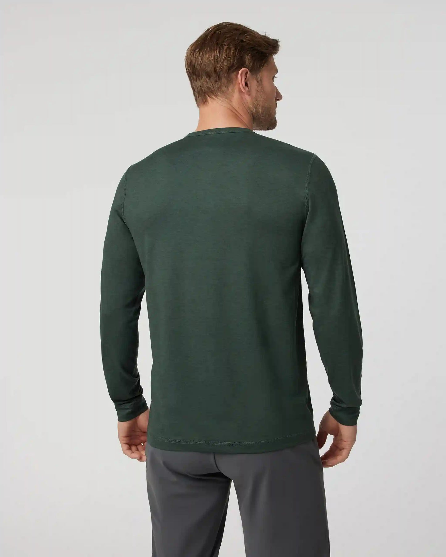 Long-Sleeve Ease Performance Henley