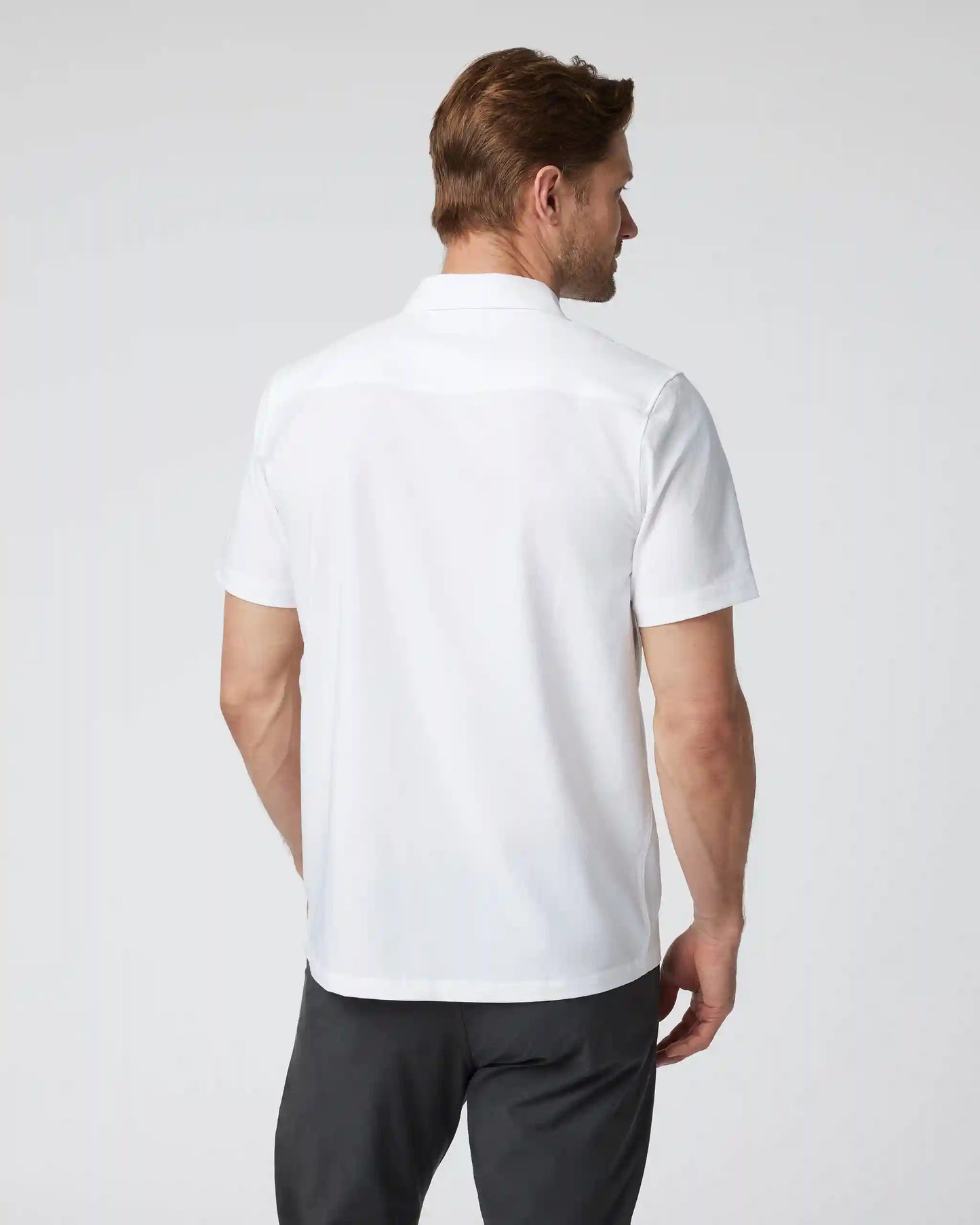 Short Sleeve Manhattan Button Down