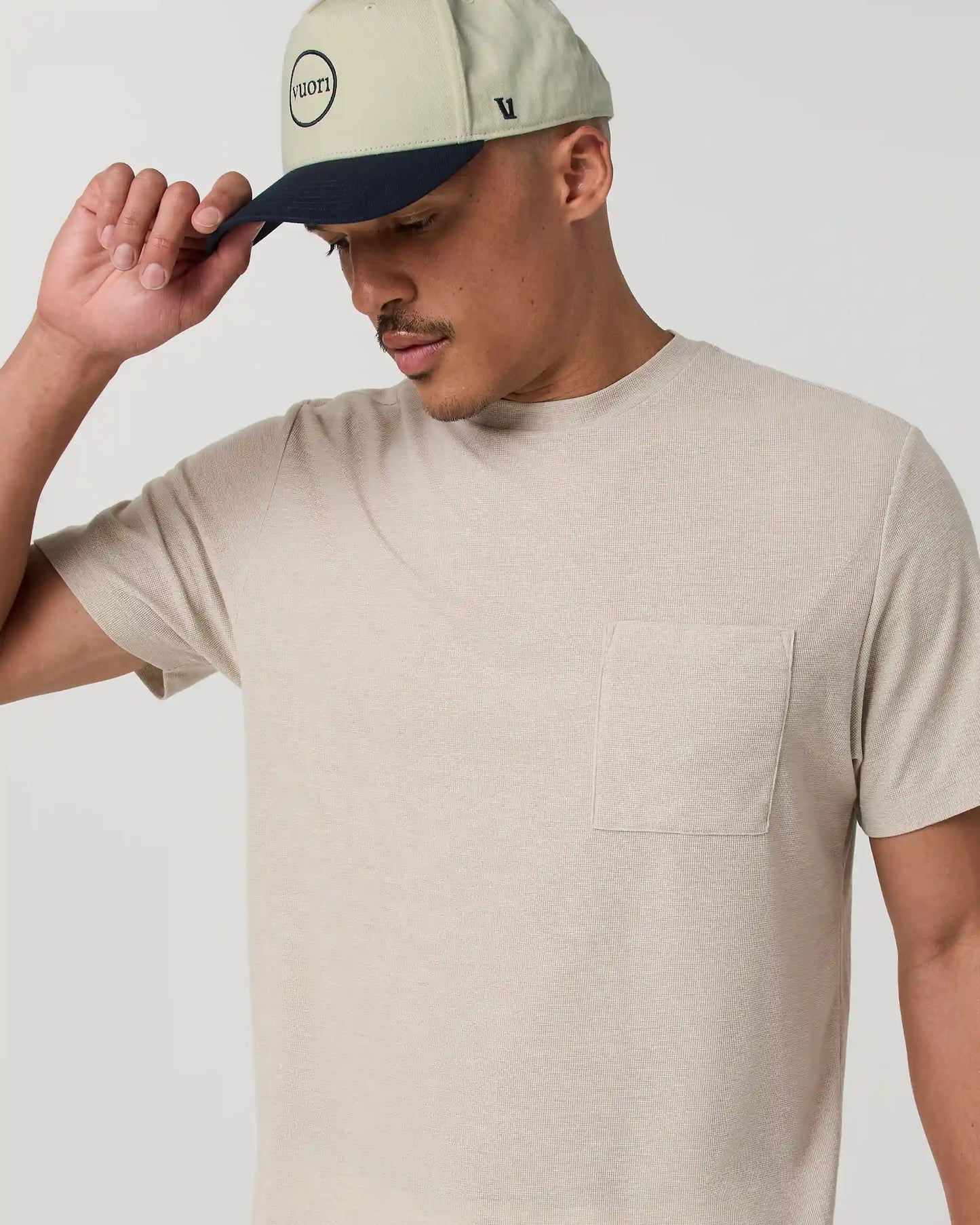 Short Sleeve Micro Waffle Tee - Relaxed Fit