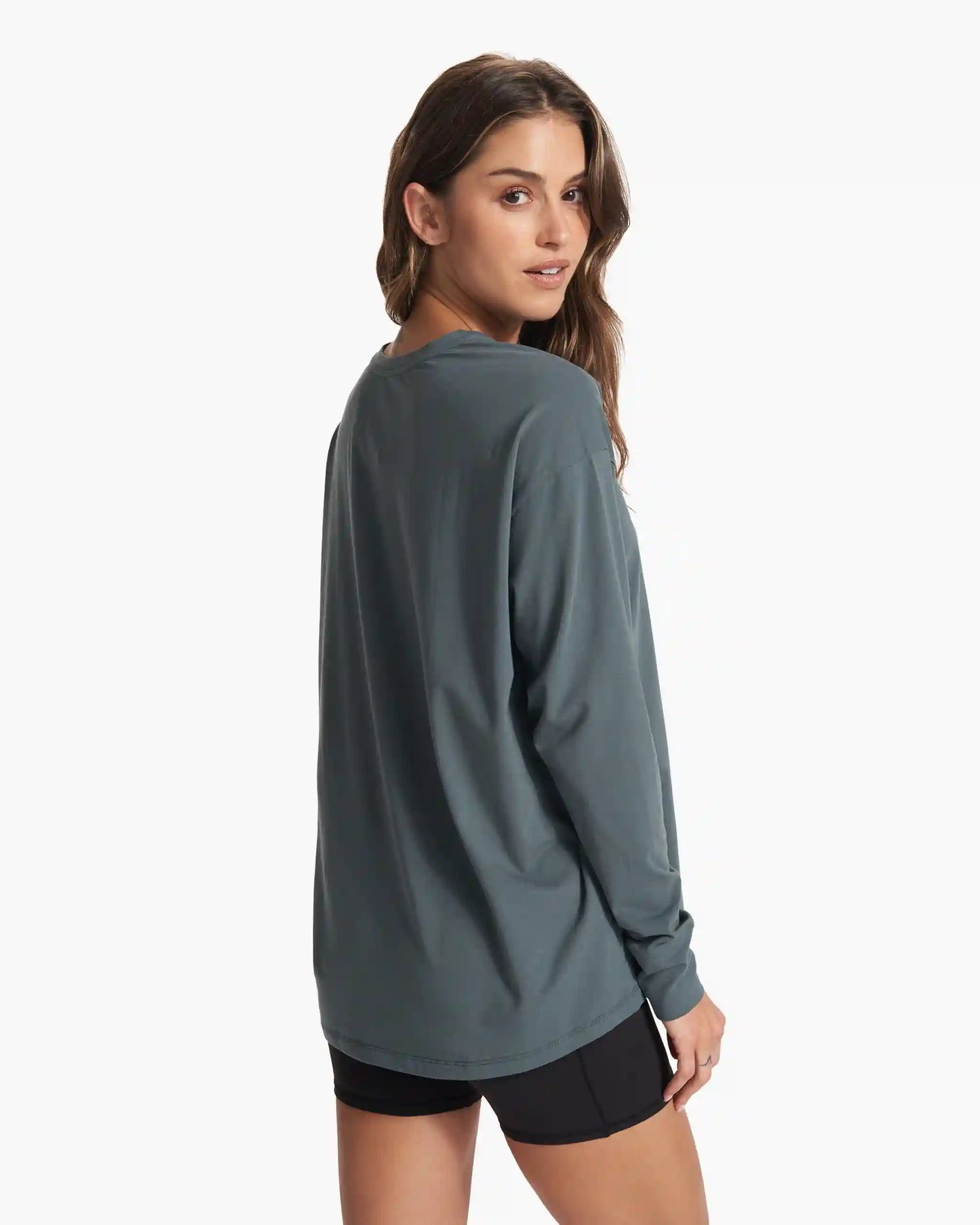 Long-Sleeve Feather Tee