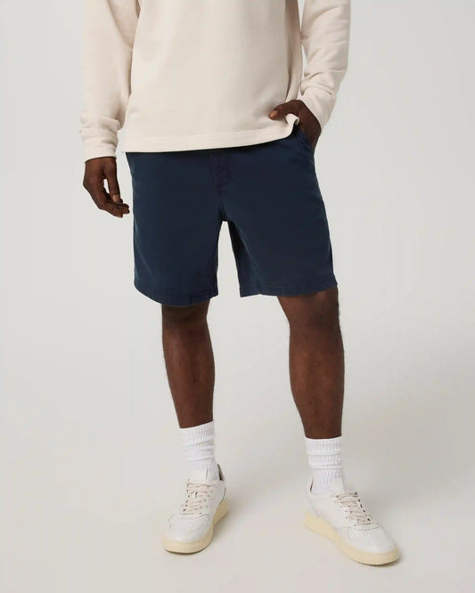 Benton Twill Elastic Waist Short 8"