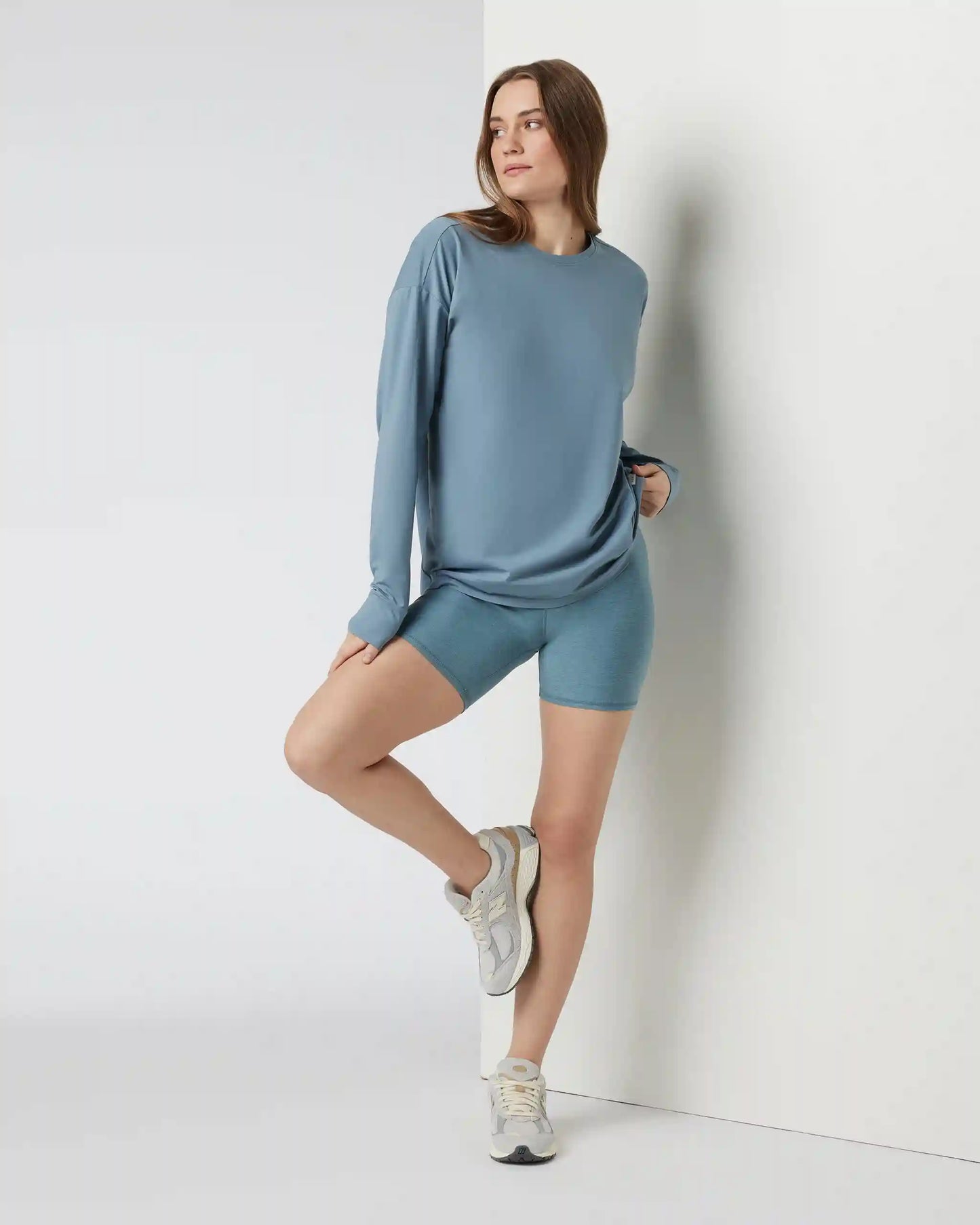 Long-Sleeve Feather Tee