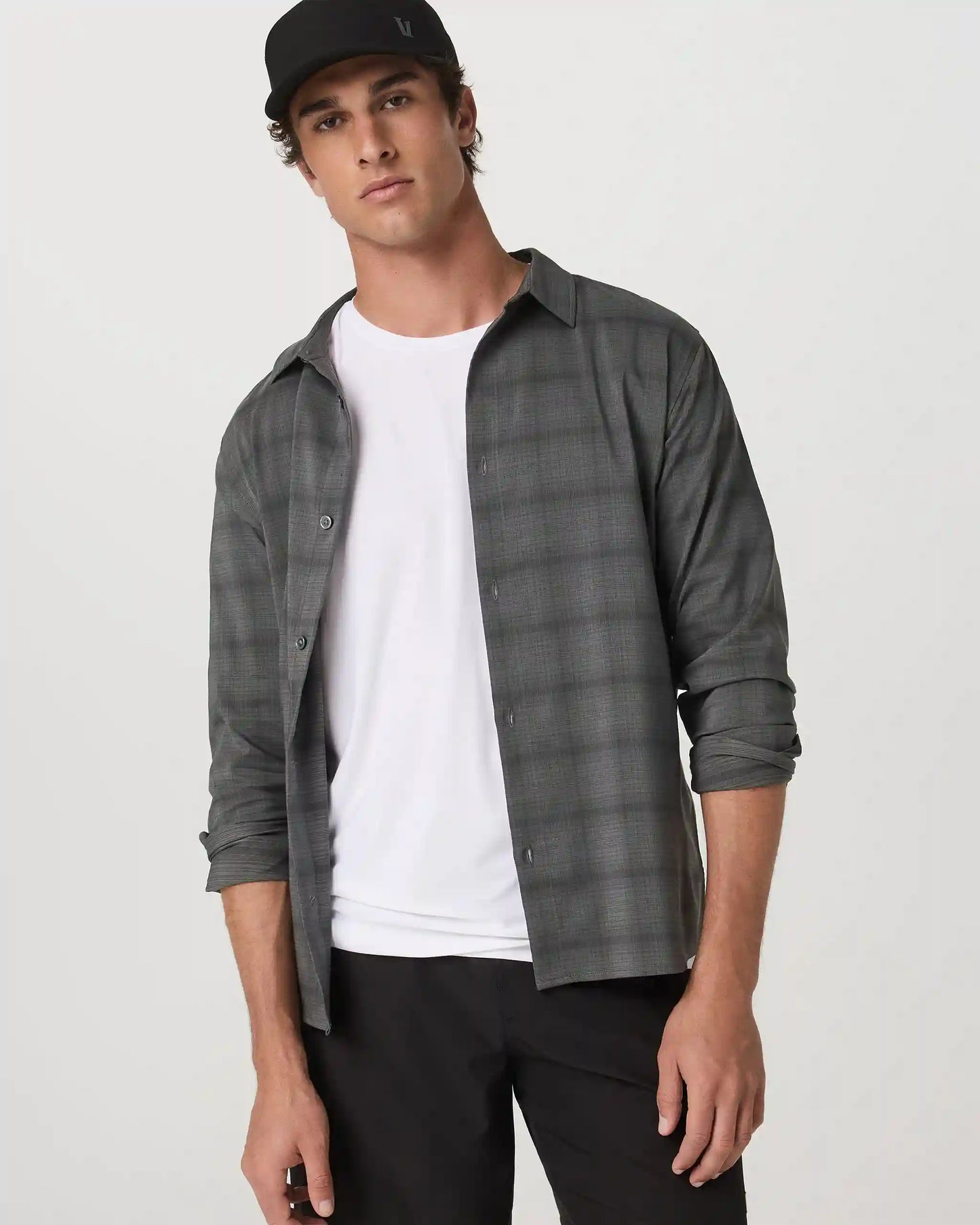 Long Sleeve Plaid Button Down Shirt