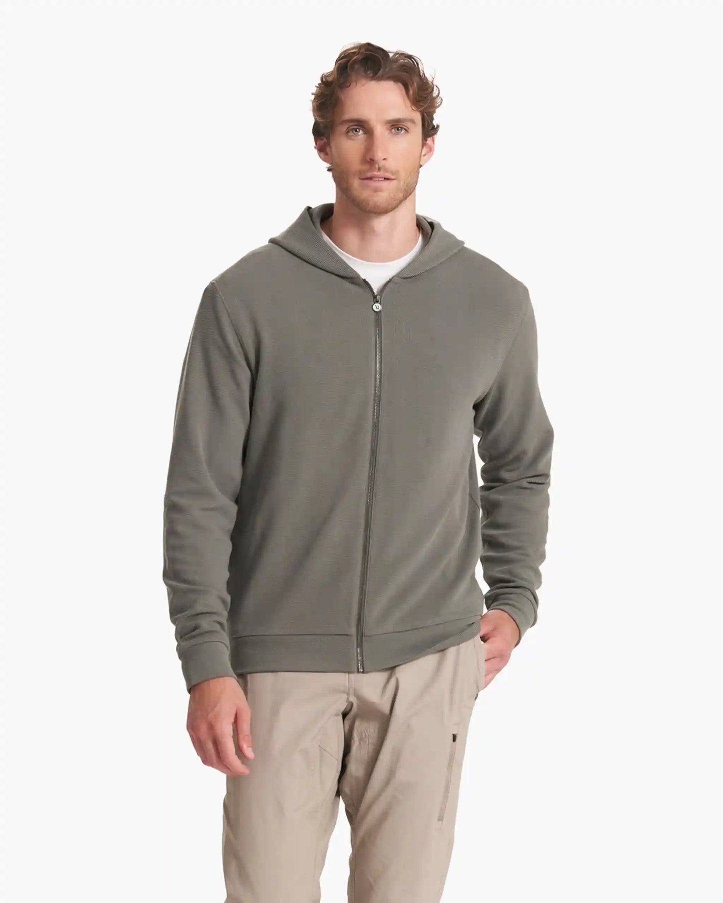Performance Waffle Zip Hoodie