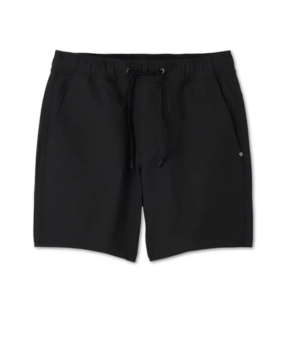 Cascade Crinkle Elastic Waist Short 8"