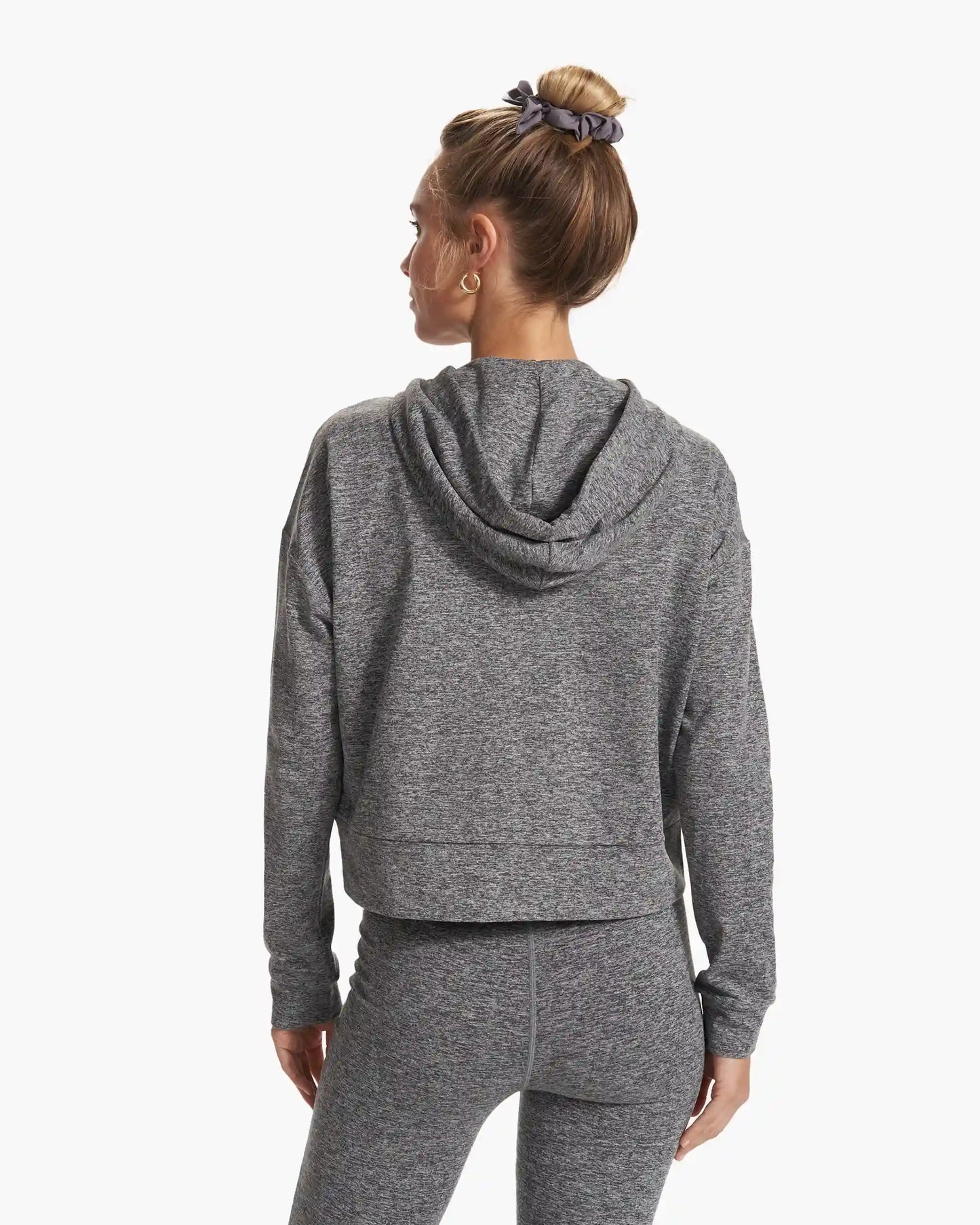 Granite Cropped Hoodie