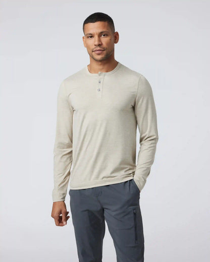 Long Sleeve Ease Performance Henley