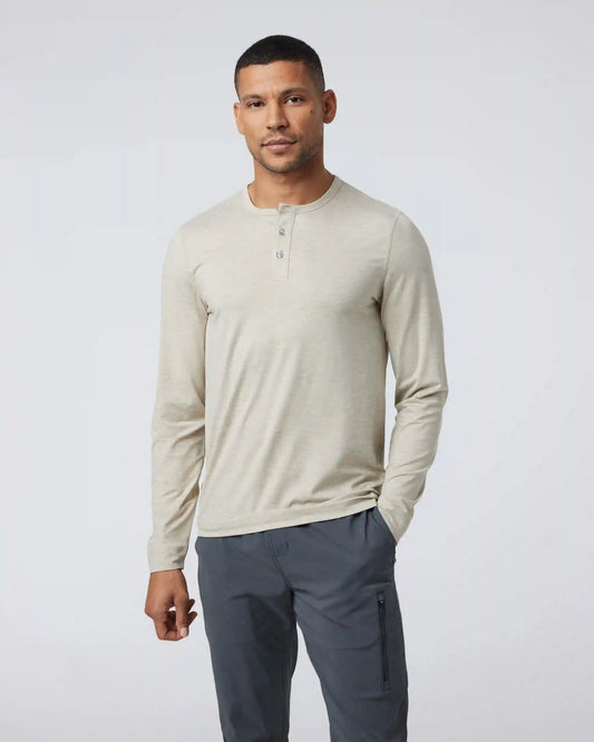 Long Sleeve Ease Performance Henley