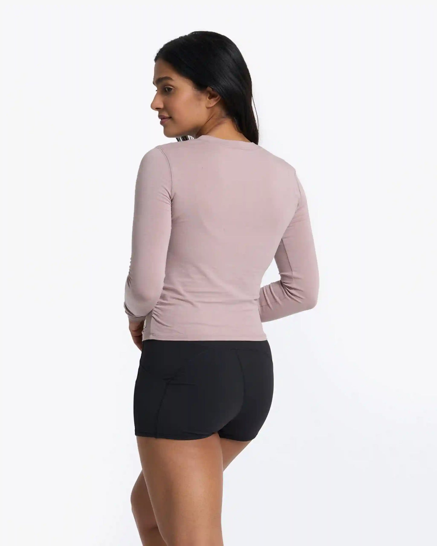 Long-Sleeve Coast Crop Crew