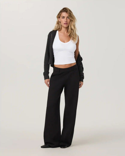 Émilie Cashmere Rib Double Zip
