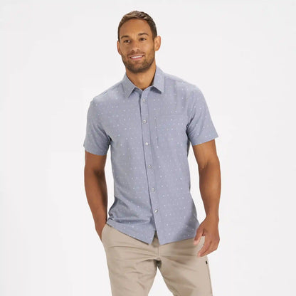 Short-Sleeve Bridge Button Down