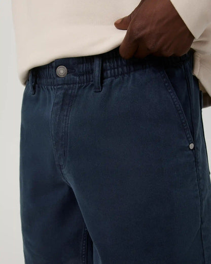 Benton Twill Elastic Waist Short 8"