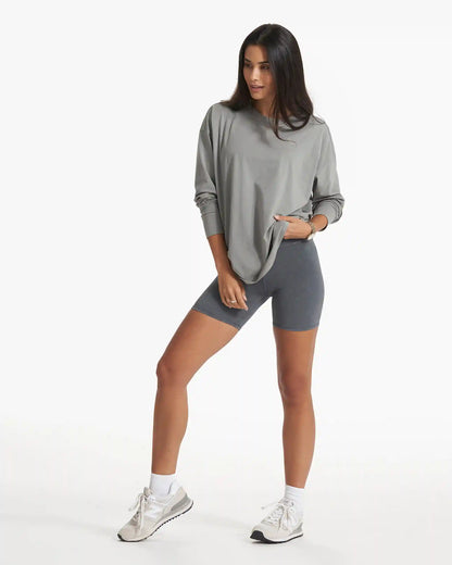 Long-Sleeve Feather Tee